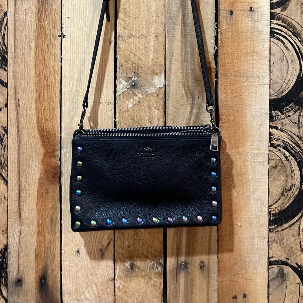 Coach  crossbody dark blue purse